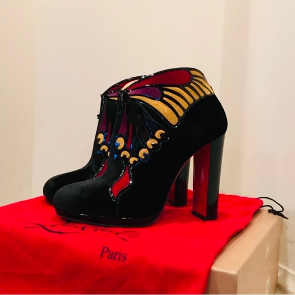 Brand New in box Authentic Christian Louboutin ankle boots - Picture 3 of 4
